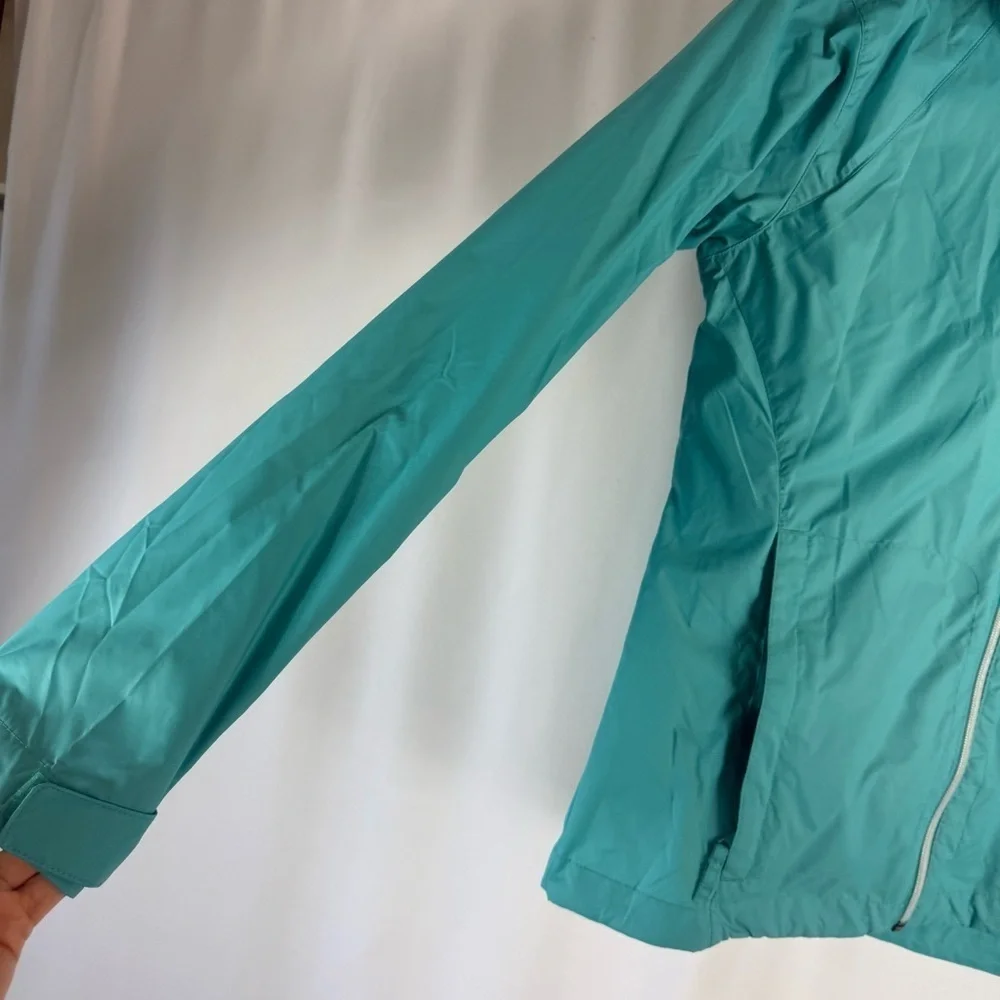 Women's Columbia Switchback III Hooded Packable Jacket Color: Teal Jacket